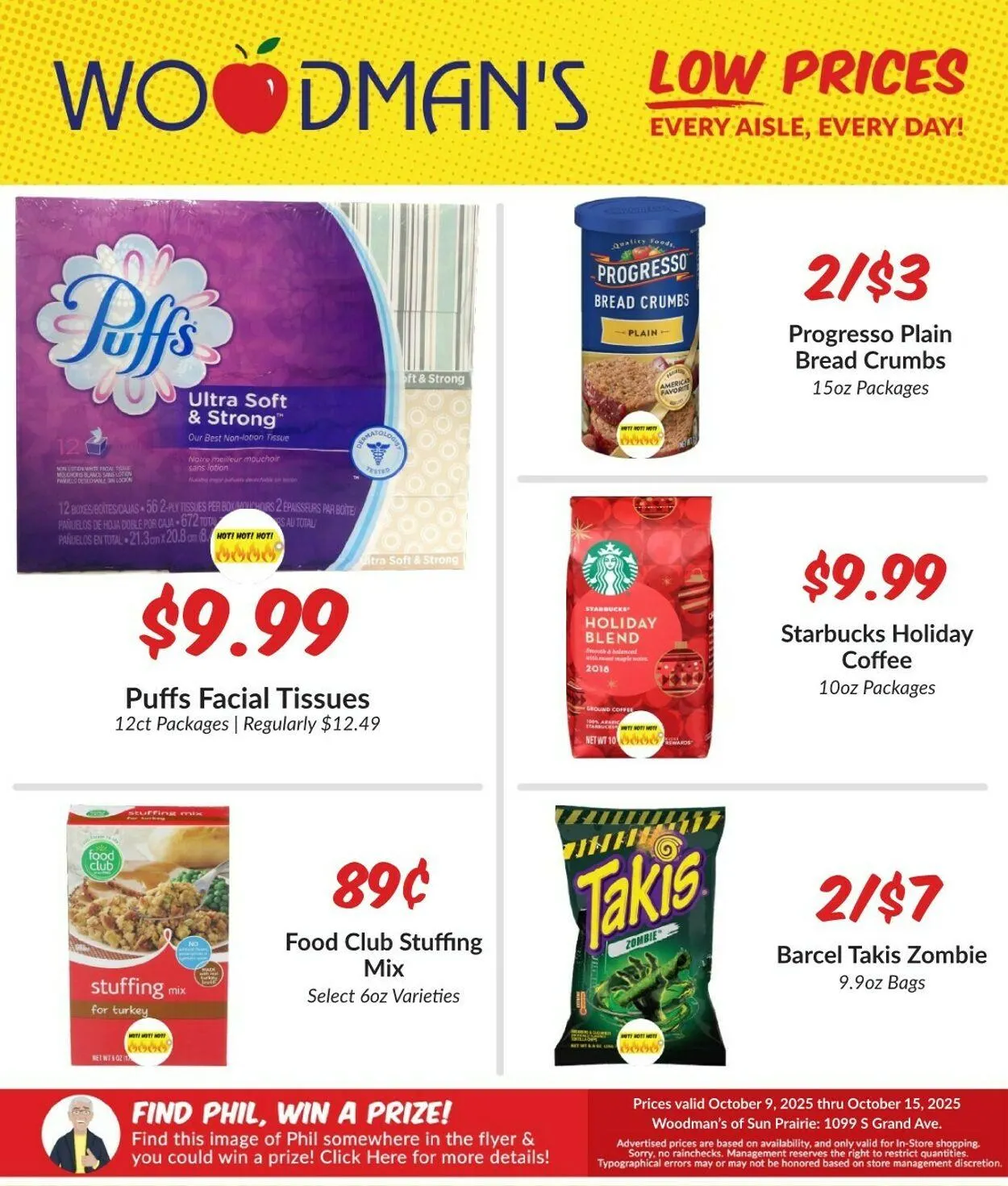 Weekly ad Woodman's Market - SUN PRAIRIE, WI from October 9 to October 15 2025 - Page 1