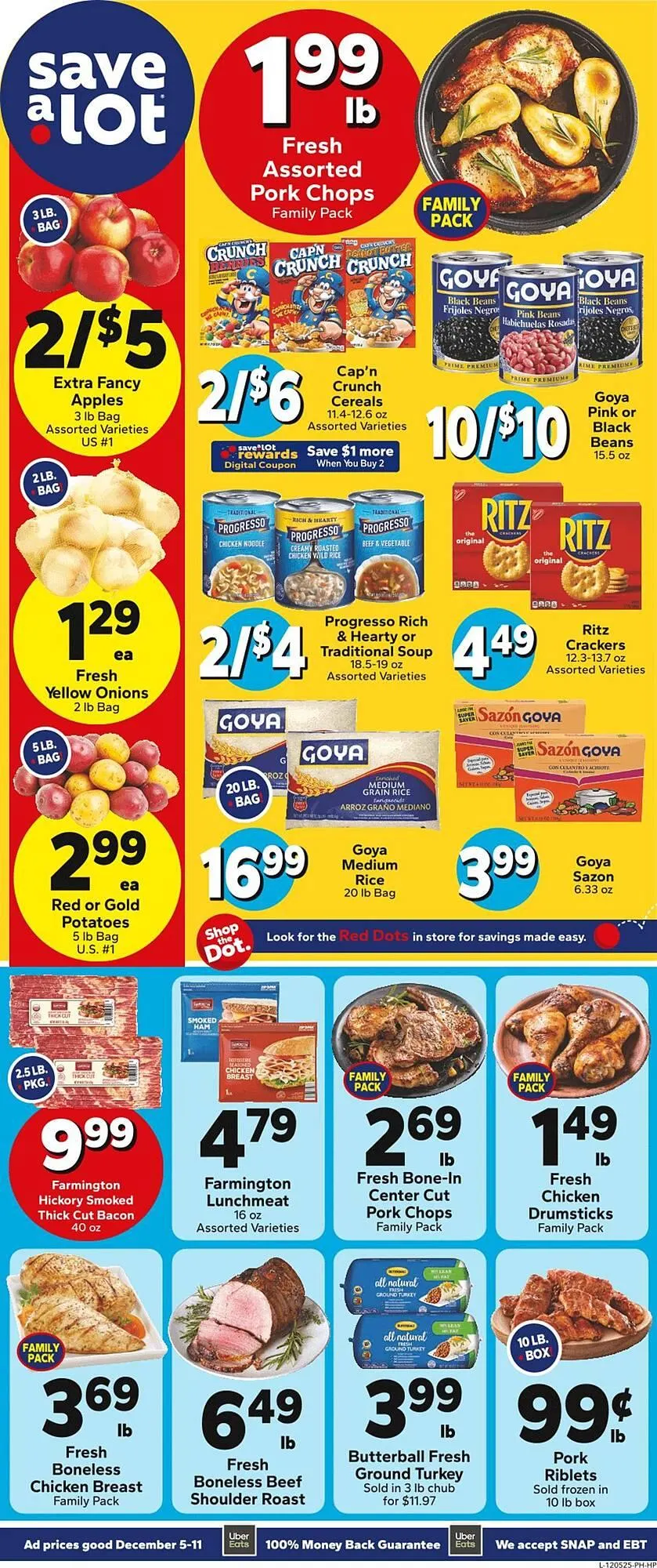 Weekly ad Save a Lot weekly ad from December 5 to December 11 2025 - Page 1