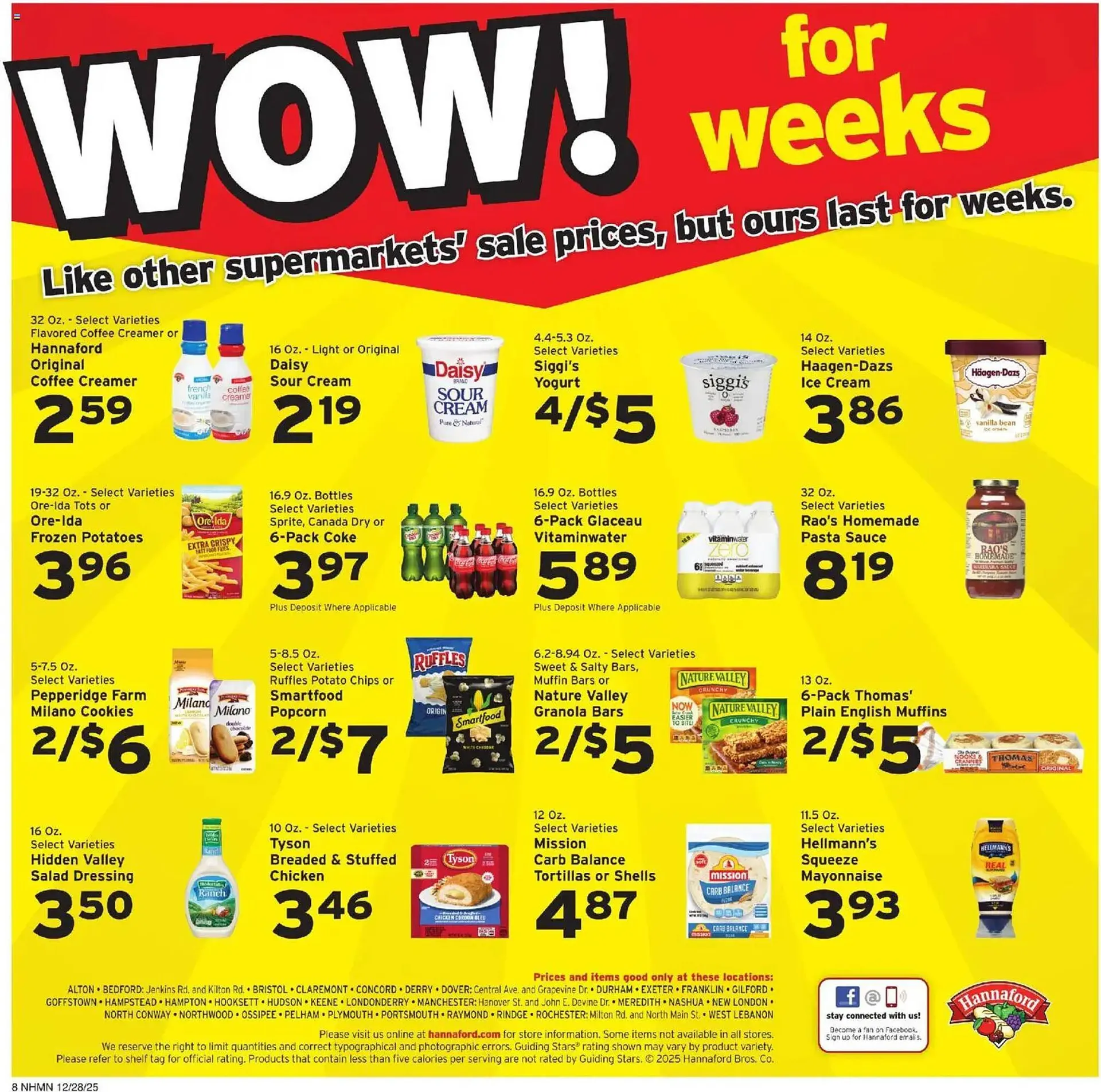 Weekly ad Hannaford flyer from December 28 to January 3 2026 - Page 8