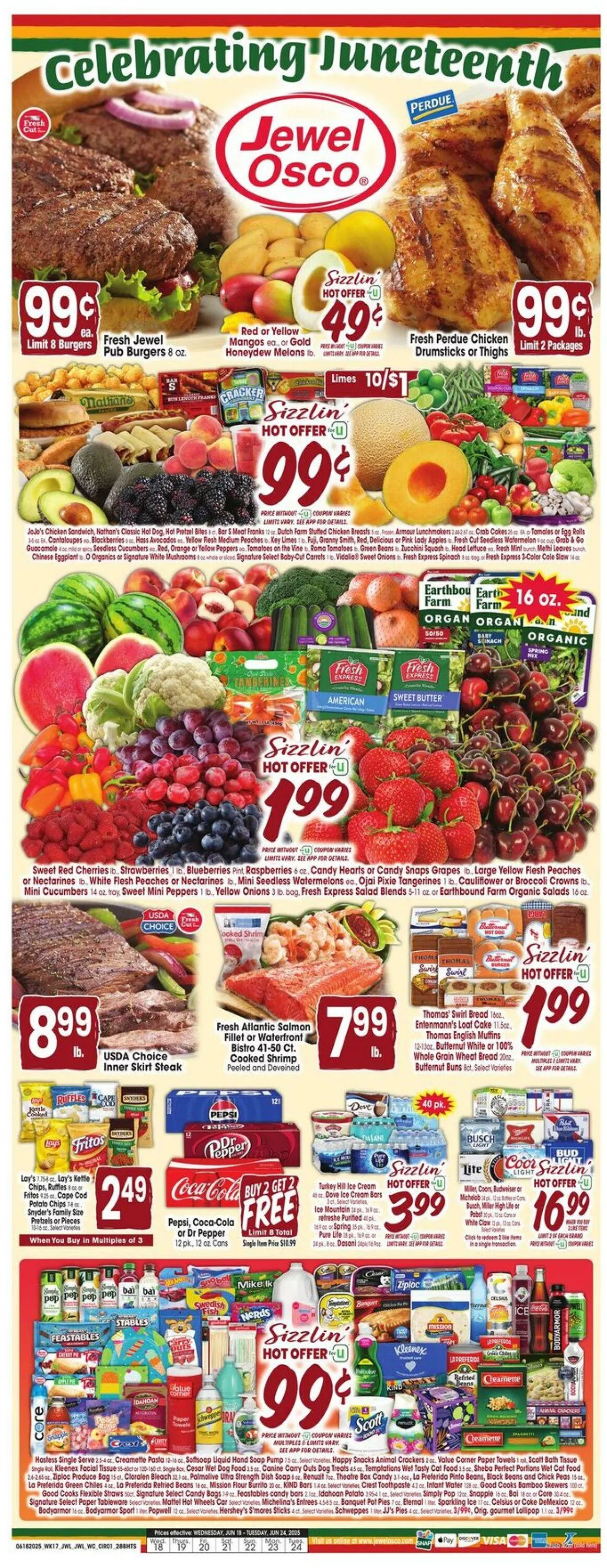 Weekly ad Jewel Osco Current weekly ad from June 18 to June 24 2025 - Page 1
