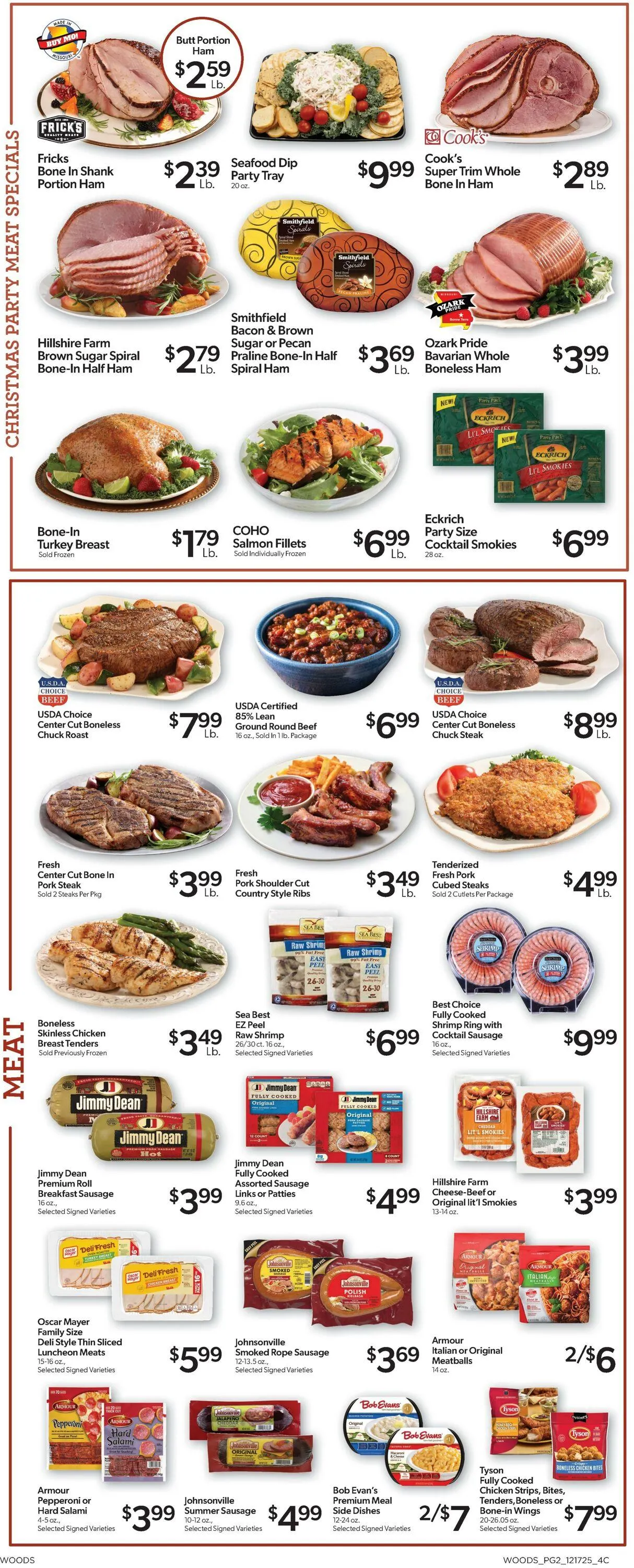 Weekly ad Woods Supermarket from December 17 to December 31 2025 - Page 2