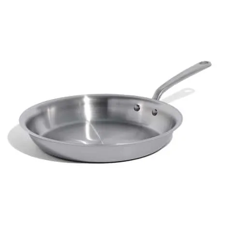 Made In Cookware Stainless Steel Fry Pan 12 in. Silver