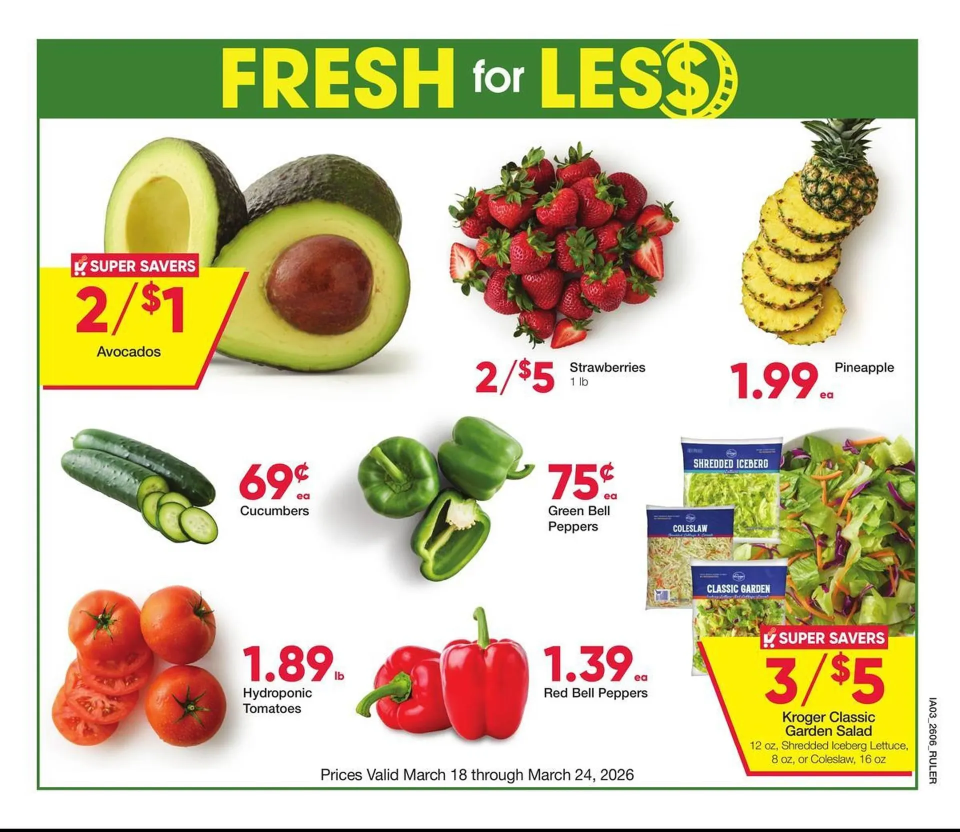 Weekly promotion Ruler Foods weekly ad spanning from March 11 to March 24 2026 - Page 7 for Catalogue 365
