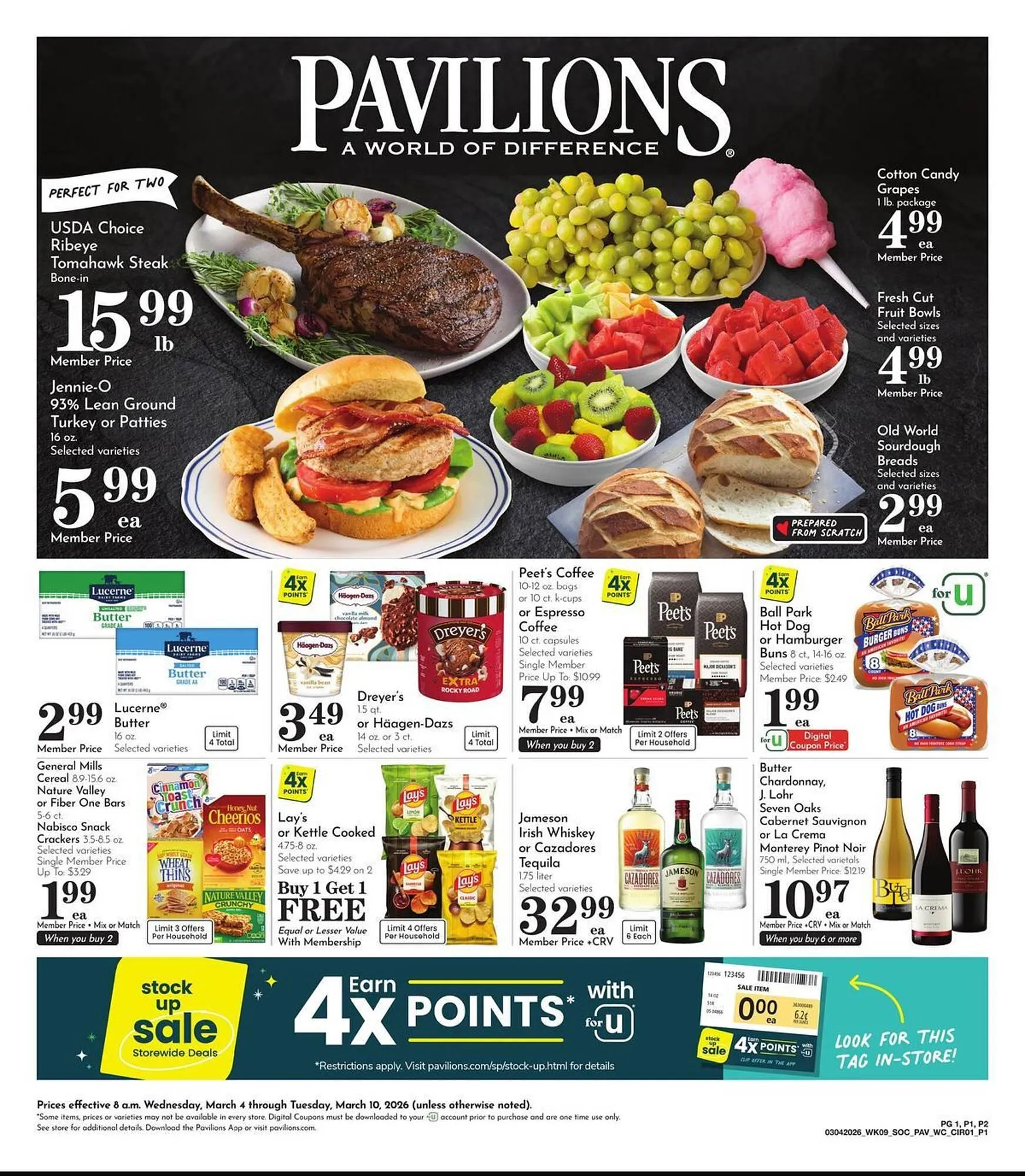 Weekly ad Pavilions weekly ad from March 4 to March 10 2026 - Page 1