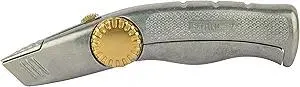 Stanley 0-10-819 Snap Off Knife "Pro" with retractable blade, Silver