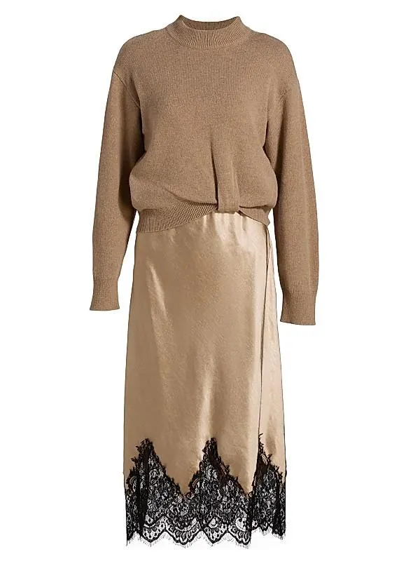 Sol Combo Sweater Dress