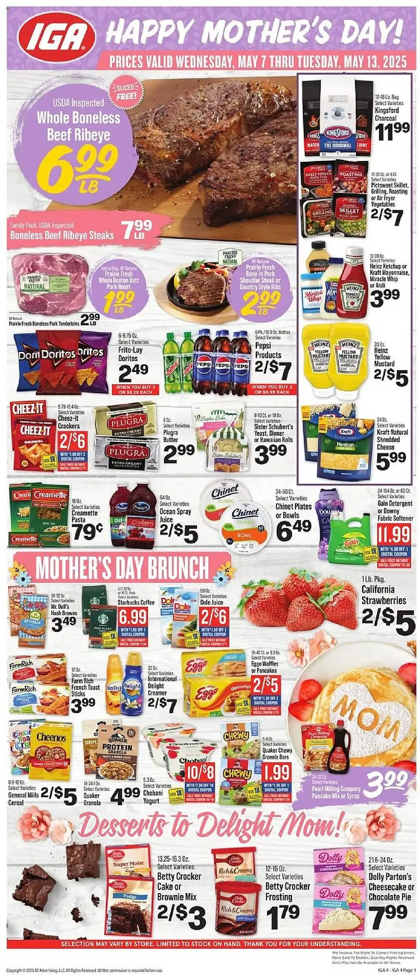 Weekly ad IGA Weekly Ad from May 7 to May 13 2025 - Page 1