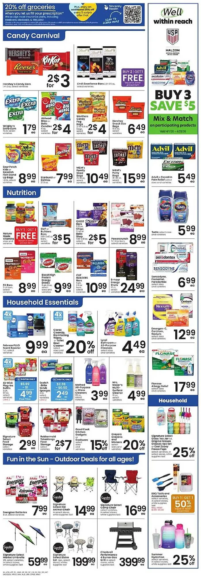 Weekly promotion Albertsons weekly ad spanning from April 1 to April 8 2026 - Page 6 for Catalogue 365