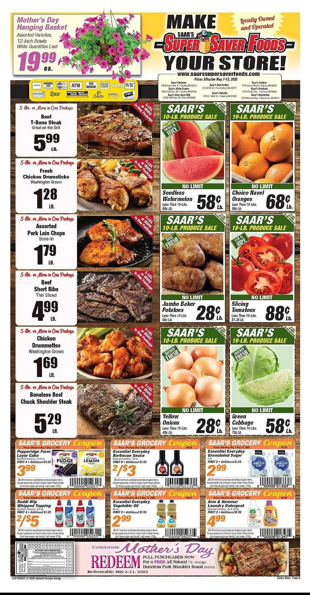 Weekly ad Super Saver Weekly Ad from May 7 to May 13 2025 - Page 1