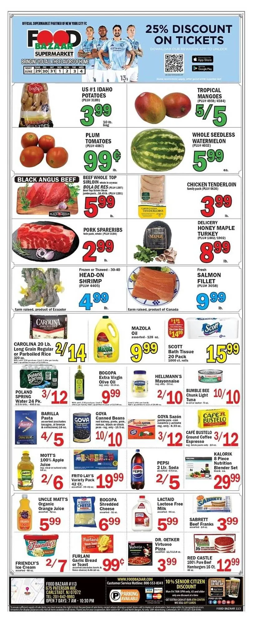 Weekly ad Food Bazaar Weekly Ad from May 30 to June 5 2025 - Page 1