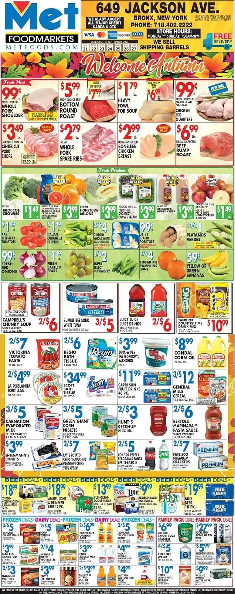 Weekly ad Met Foodmarkets weekly ad from September 21 to September 27 2025 - Page 1