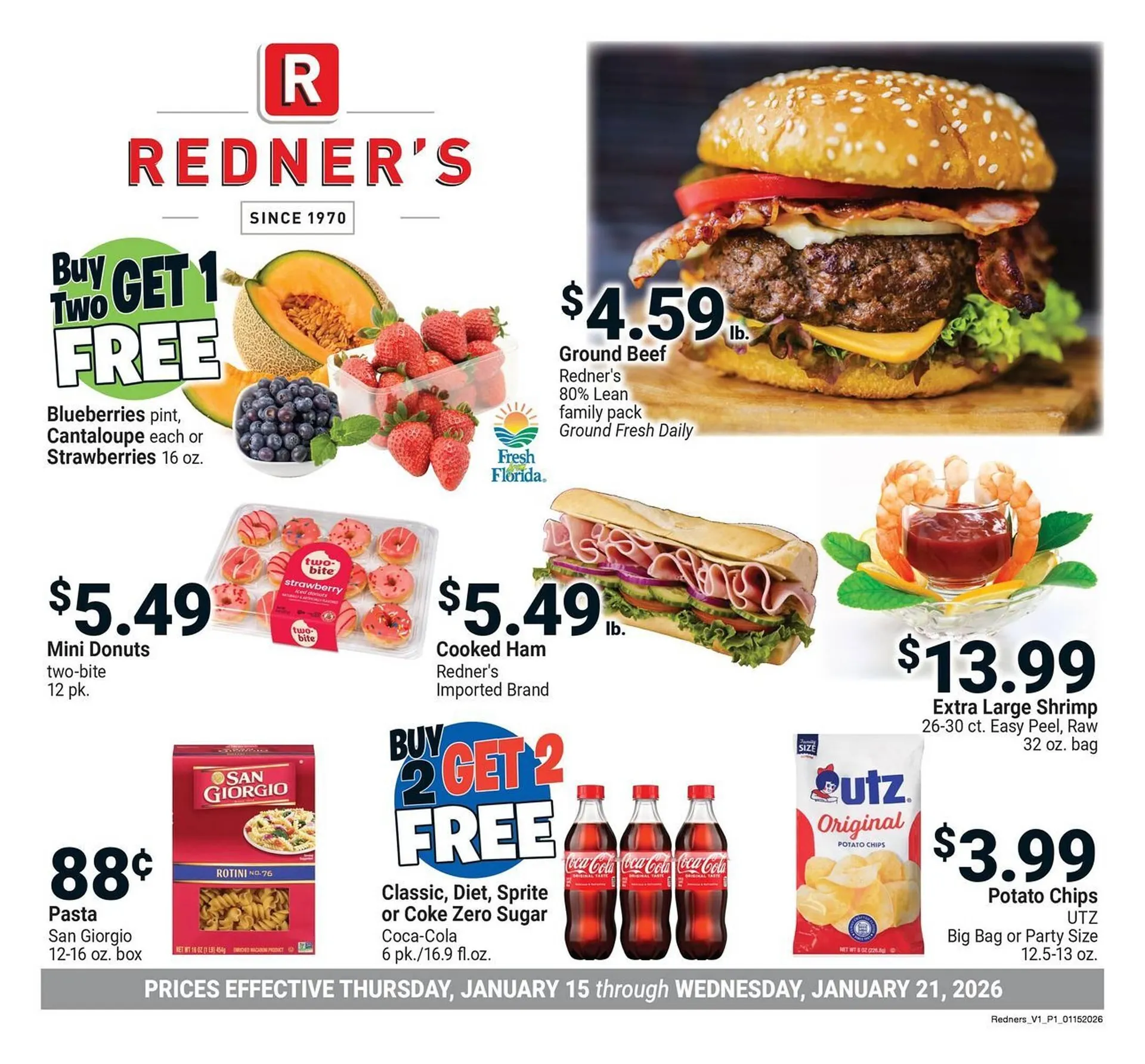 Weekly ad Redner's Warehouse weekly ad from January 15 to January 21 2026 - Page 1