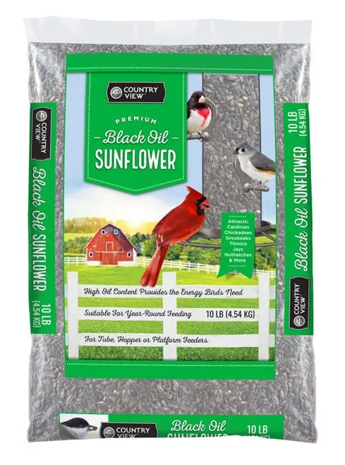 Red River Black Oil Sunflower Seed Blend- 10lb