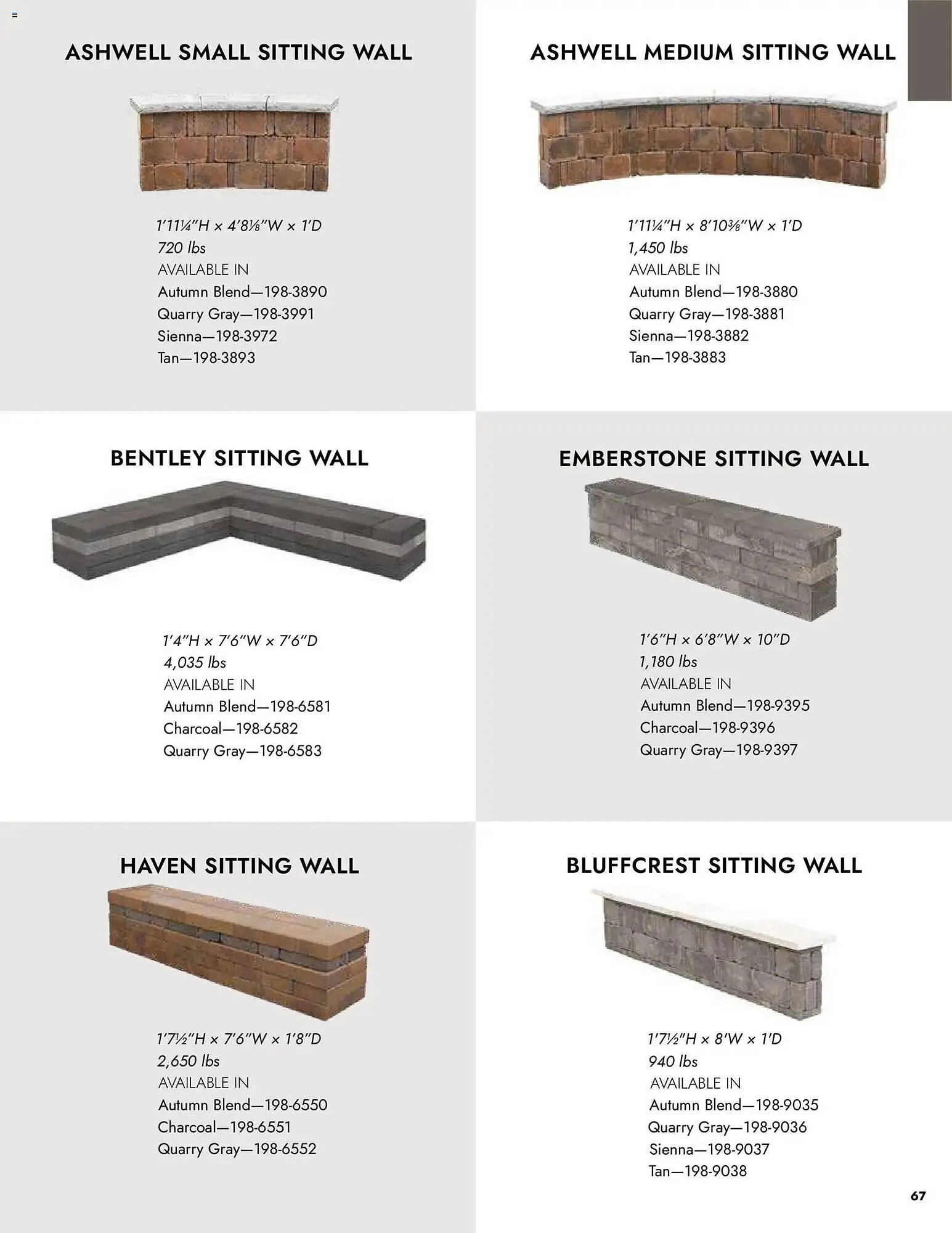 Weekly promotion Menards weekly ad spanning from April 2 to January 1 2027 - Page 67 for Catalogue 365