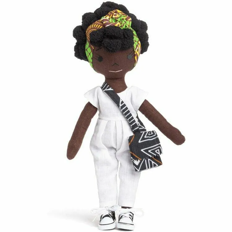 HarperIman Yumi Handmade Linen 14" Doll