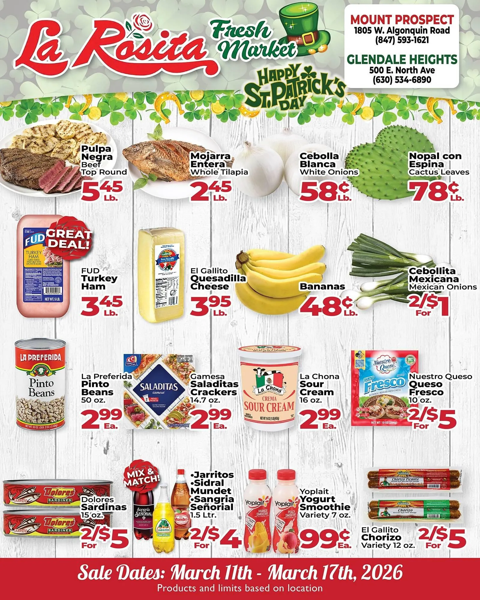 Weekly ad La Rosita Fresh Market weekly ad from March 11 to March 17 2026 - Page 1