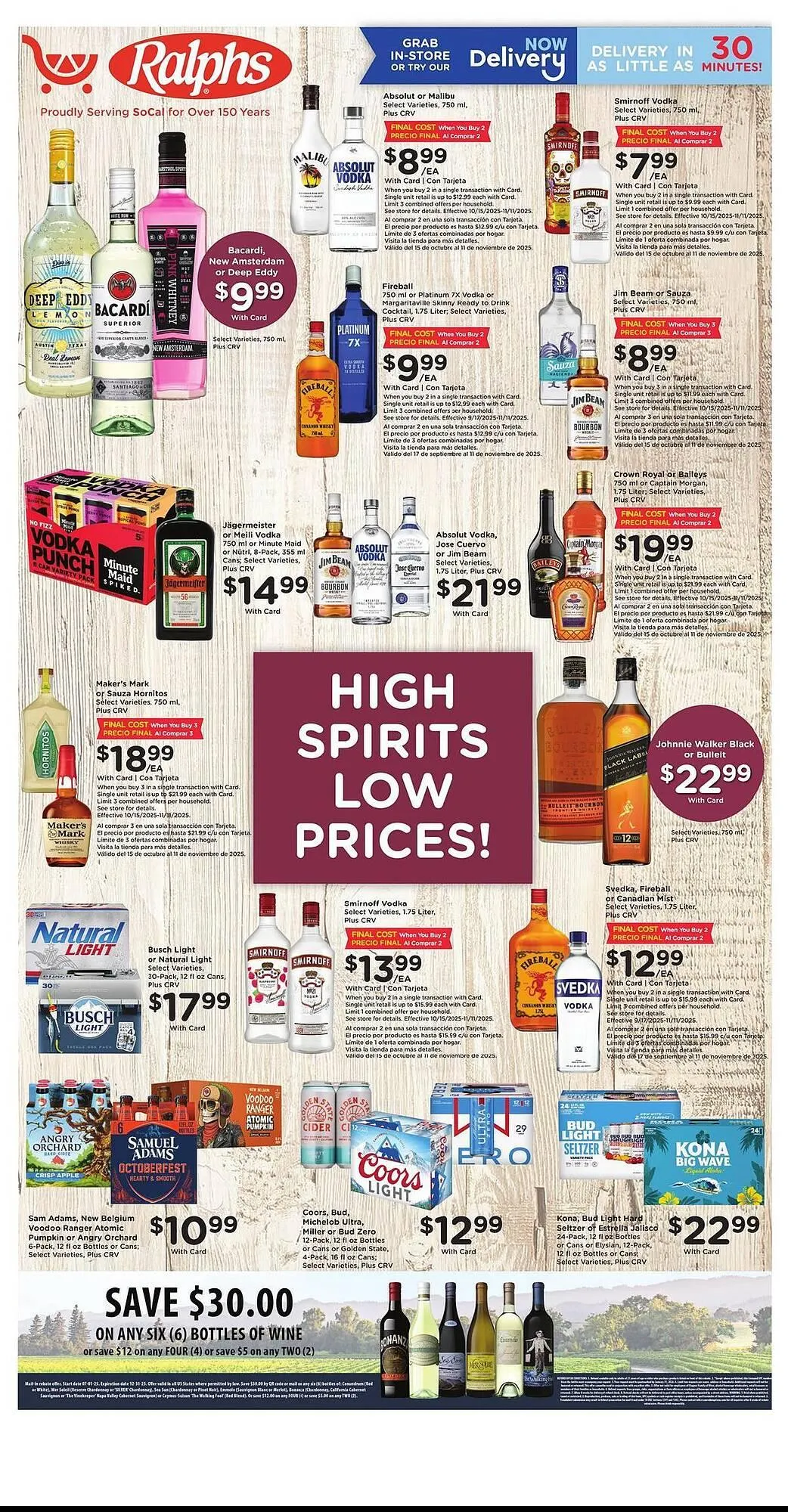 Weekly ad Ralphs weekly ad from November 5 to November 11 2025 - Page 1