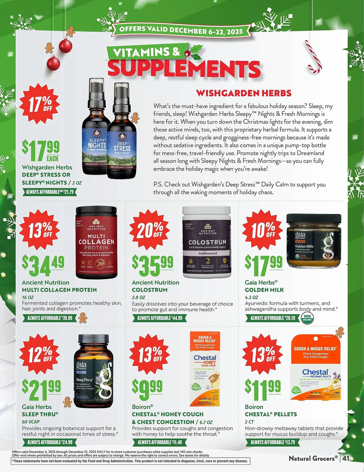 Weekly ad Natural Grocers weekly ad from December 6 to December 22 2025 - Page 41