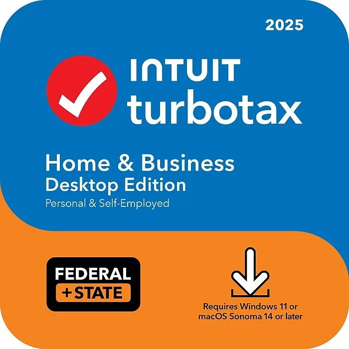 TurboTax Home & Business Desktop Edition 2025,