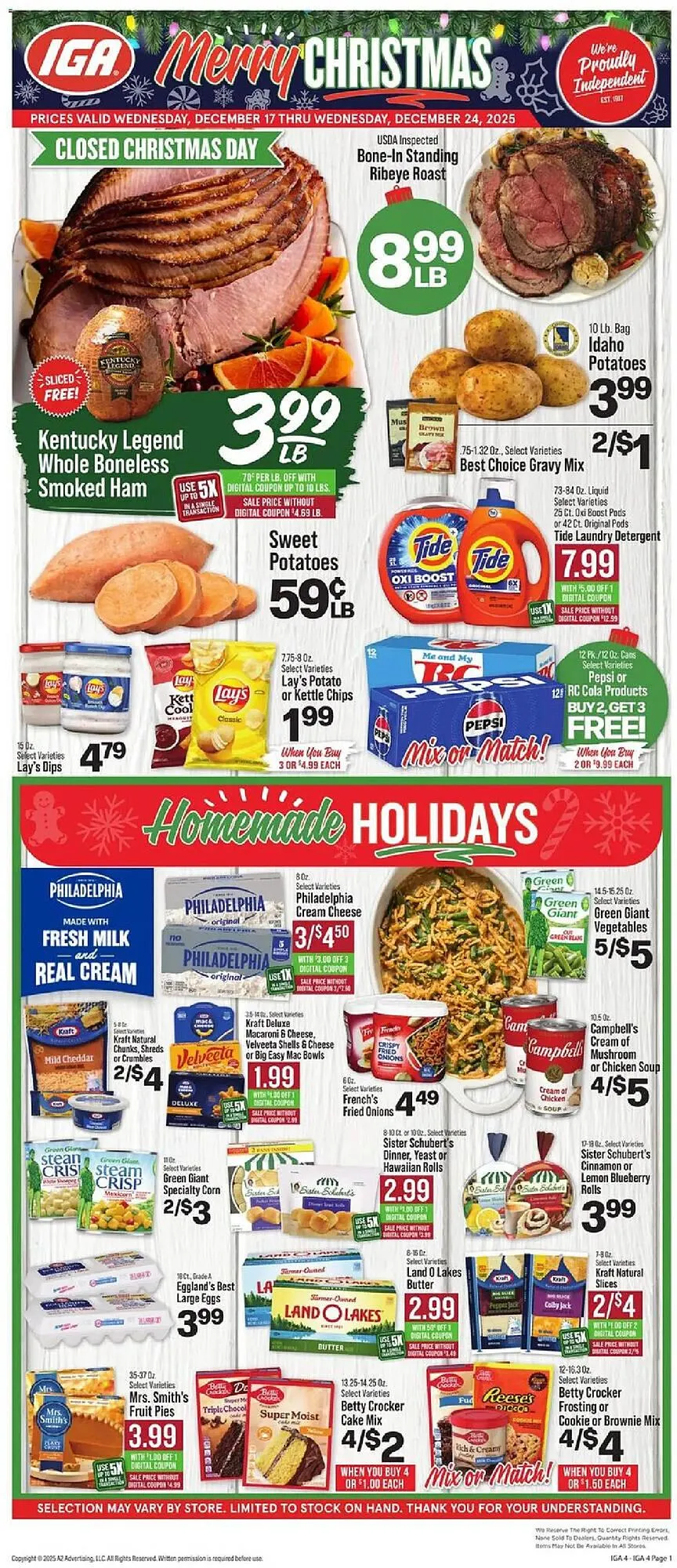 Weekly ad IGA weekly ad from December 17 to December 25 2025 - Page 1