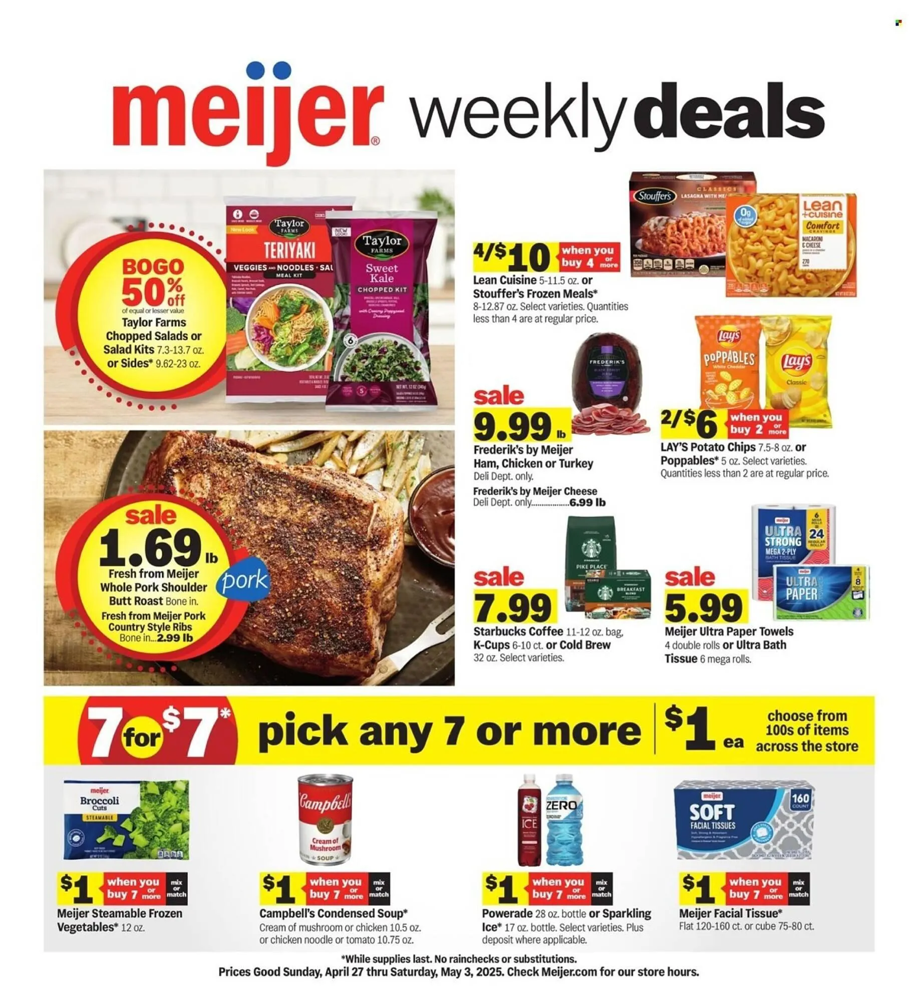 Weekly ad Meijer Weekly Ad from April 27 to May 4 2025 - Page 1
