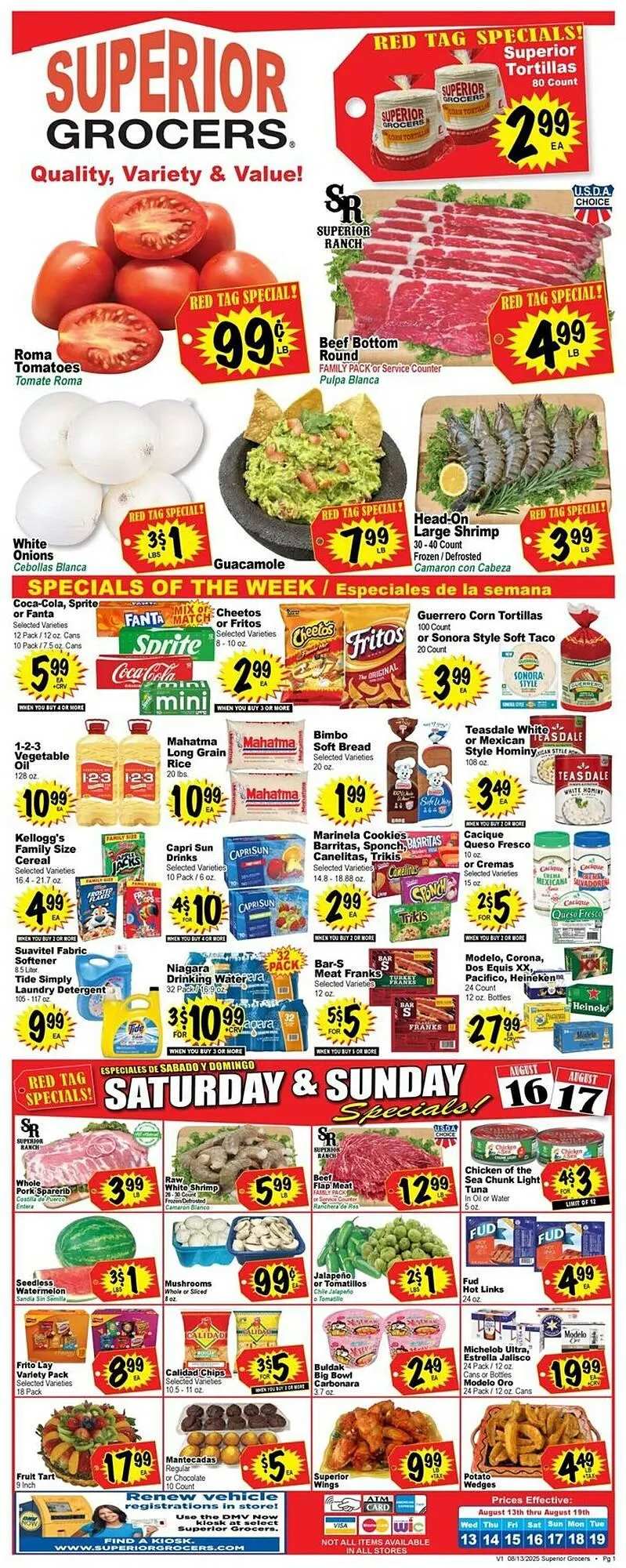 Superior Grocers Weekly Ad - 1
