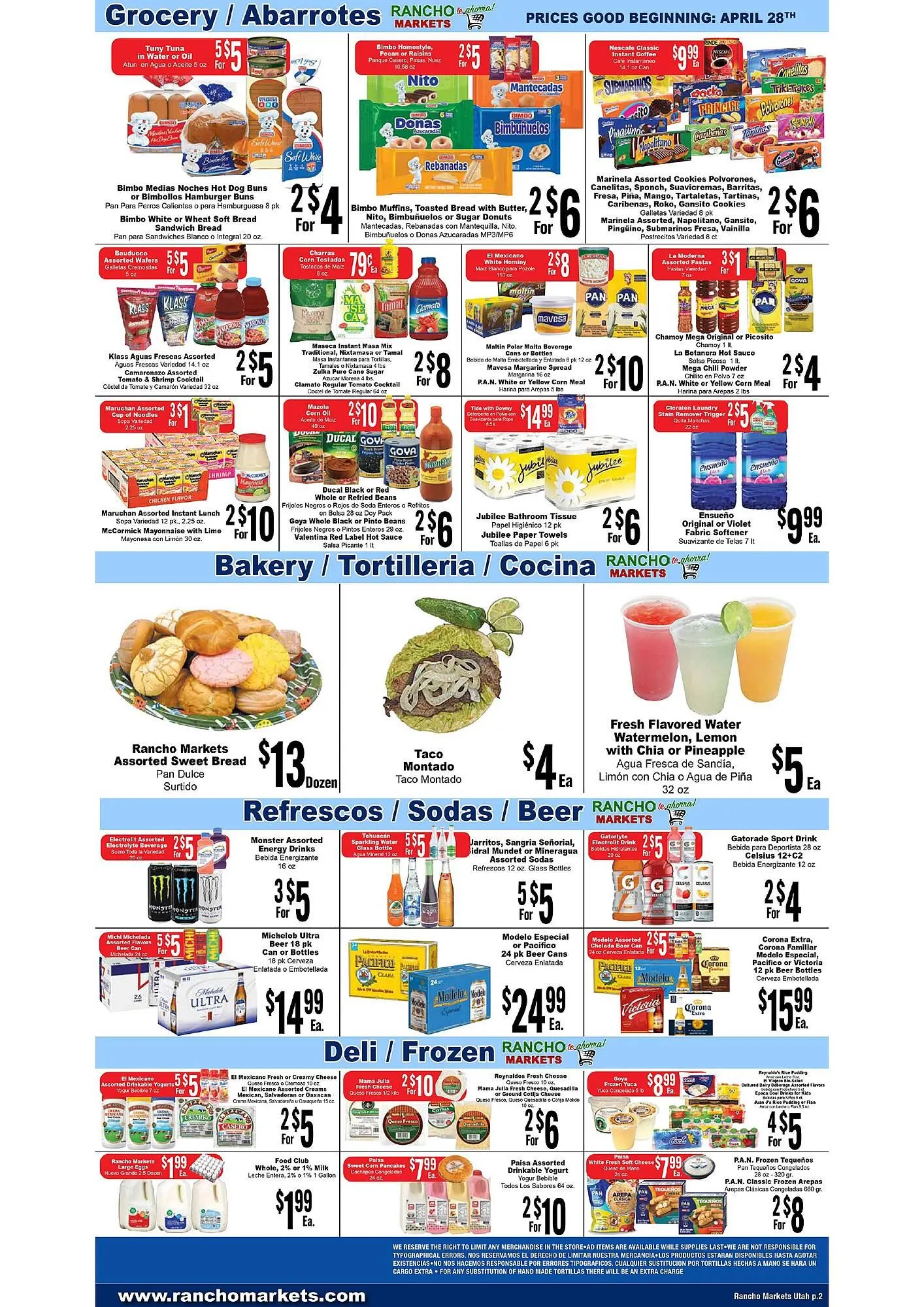 Weekly ad Rancho Markets weekly ad from April 28 to May 4 2026 - Page 2