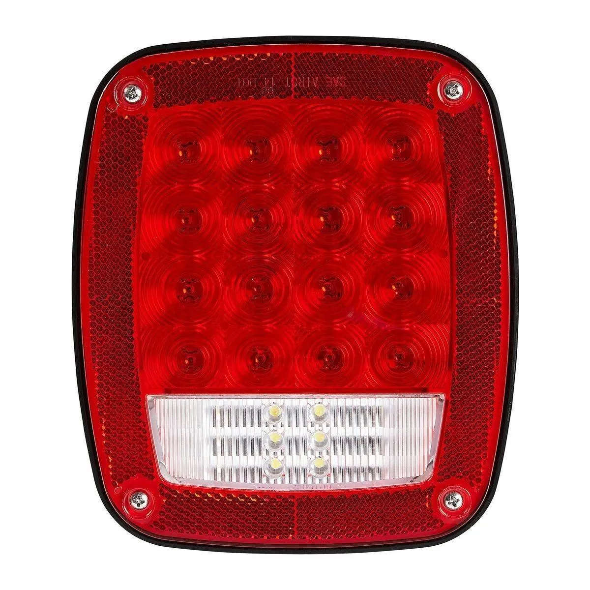 LED Universal Rectangular 6 Function Tail Signal Light