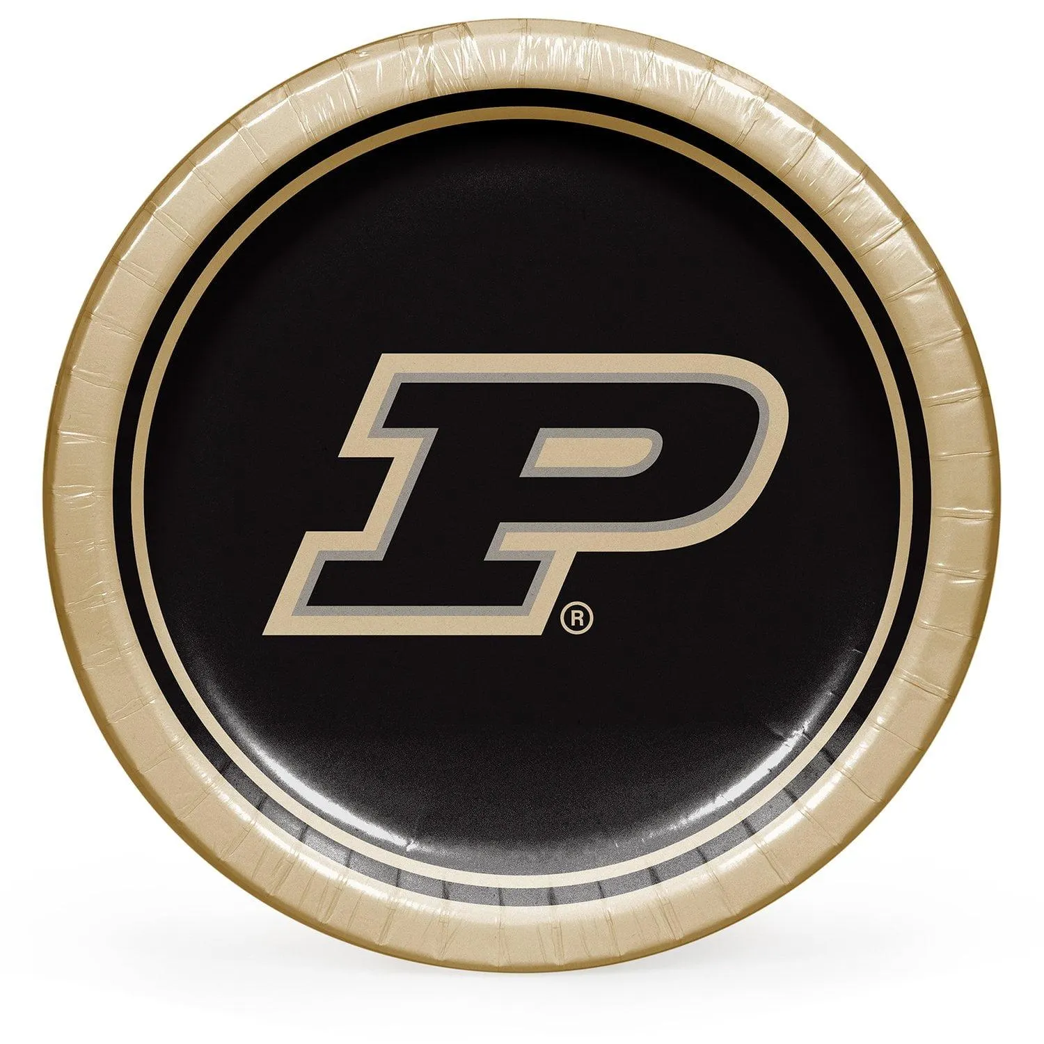 Purdue Boilermakers NCAA Round Paper Plates, 10", 85 ct.