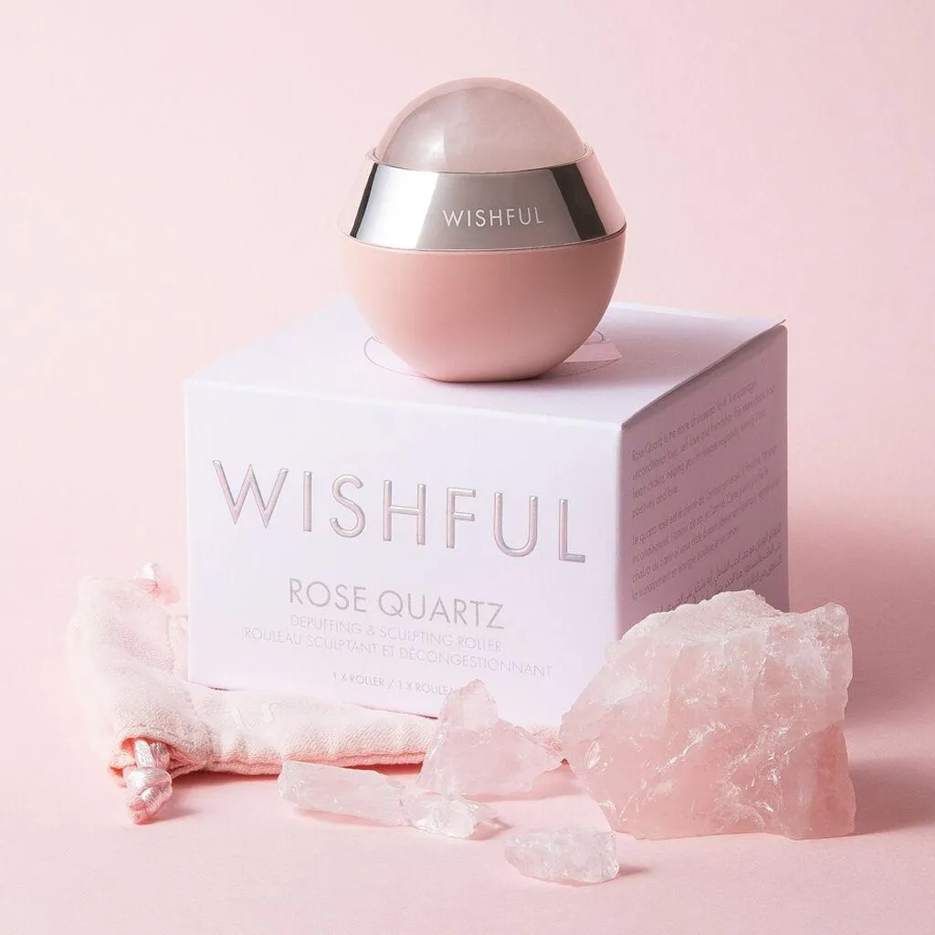 Rose Quartz Depuffing & Sculpting Roller