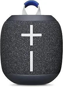 Ultimate Ears WONDERBOOM 4 Waterproof Bluetooth Outdoor Speakers with Big Bass & 360-Degree Sound, Dustproof Floating Wireless Speaker, 131ft Range - Black