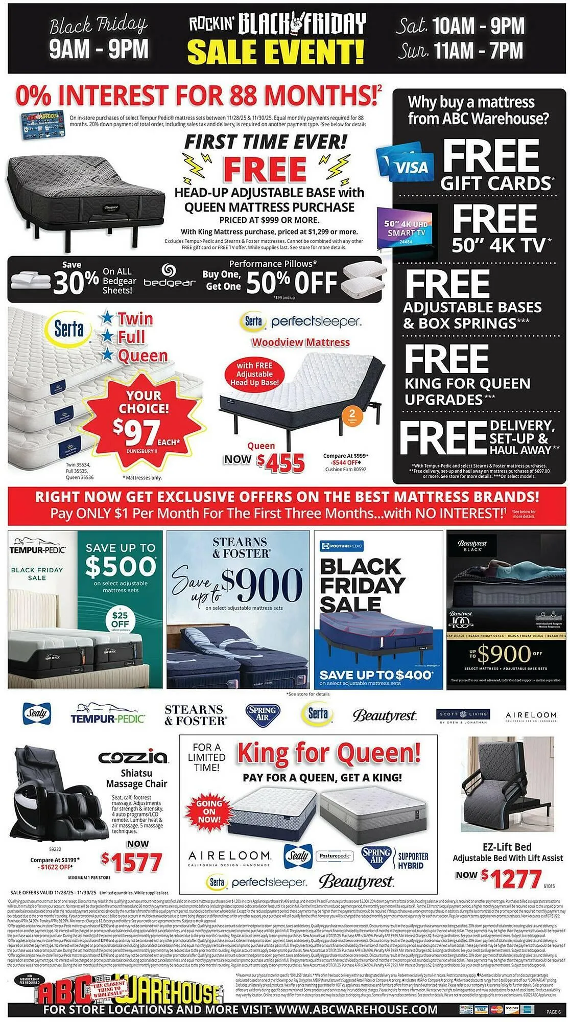 Weekly ad ABC Warehouse weekly ad from November 23 to November 29 2025 - Page 6