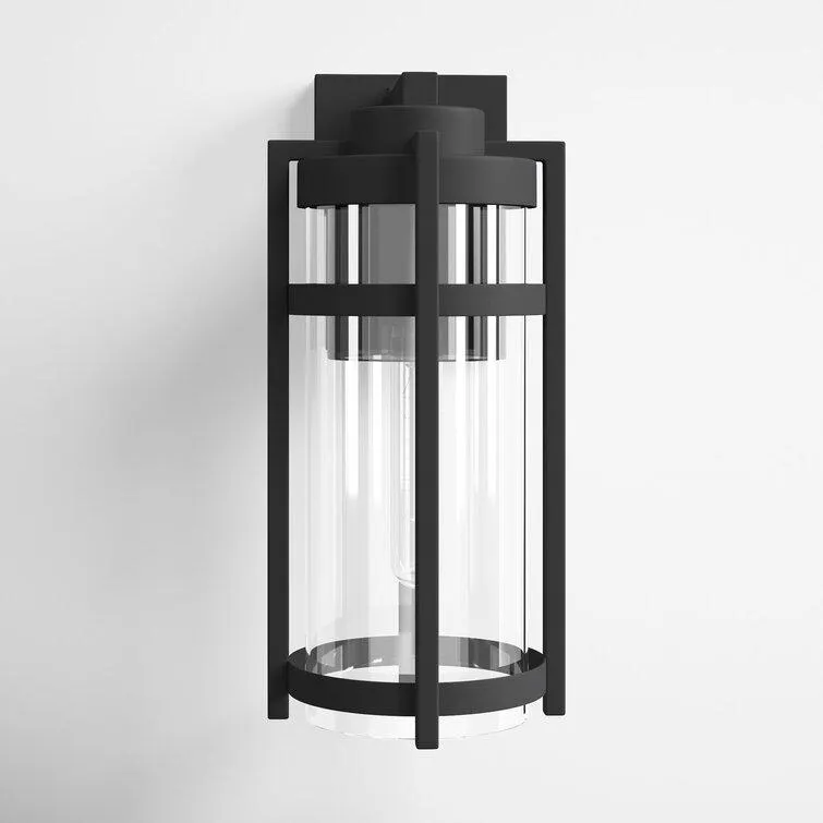 Briggs Single Light Cylinder Outdoor Wall Light