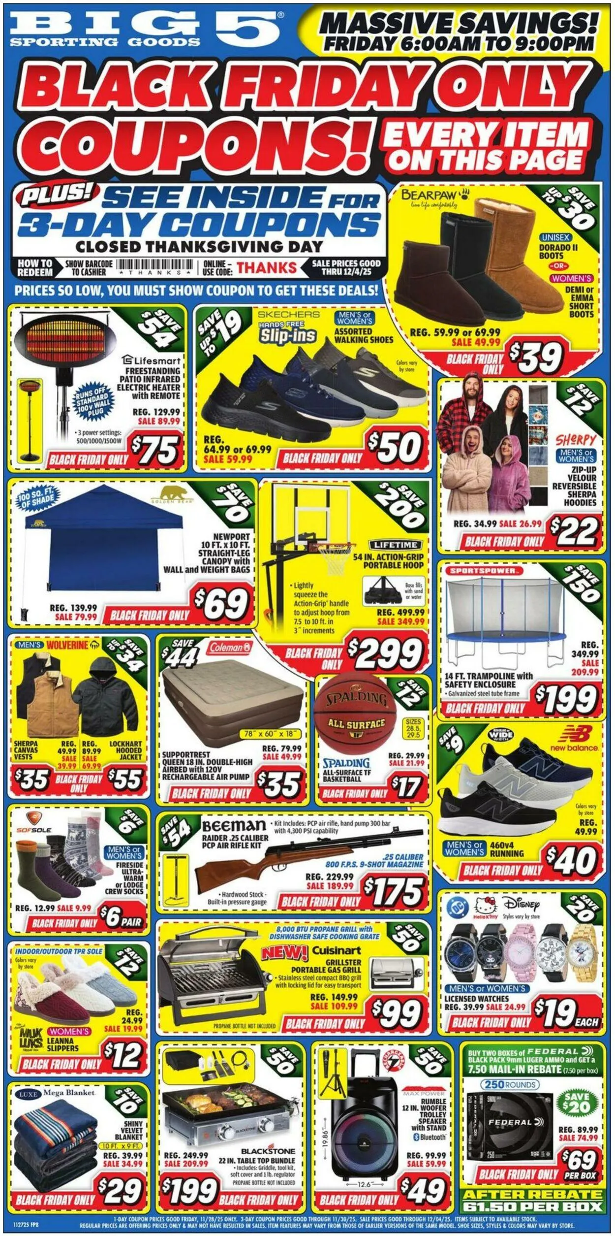 Weekly ad Big 5 Current weekly ad from November 27 to November 28 2025 - Page 1