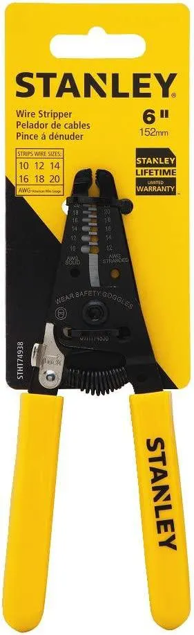 STANLEY Wire Stripper, 6-Inch (STHT74938)