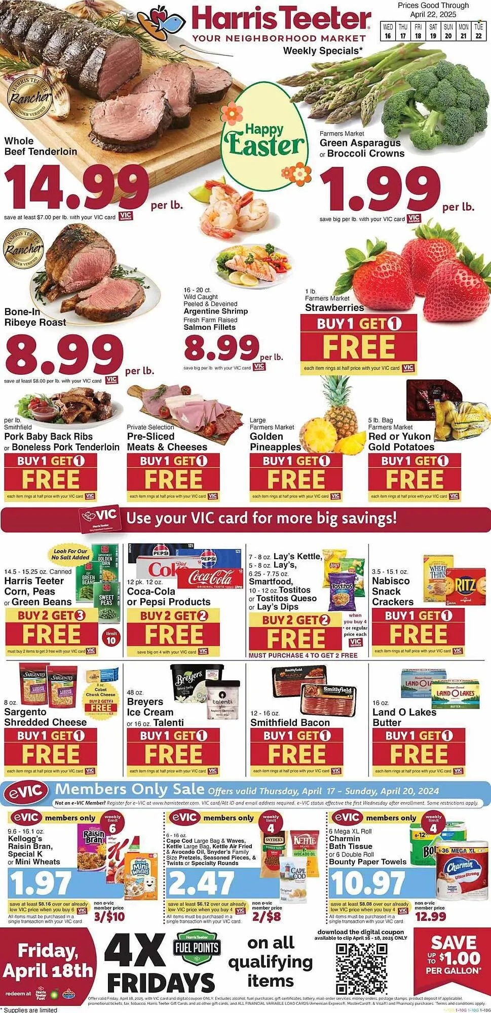 Weekly ad Harris Teeter Weekly Ad from April 16 to April 22 2025 - Page 1