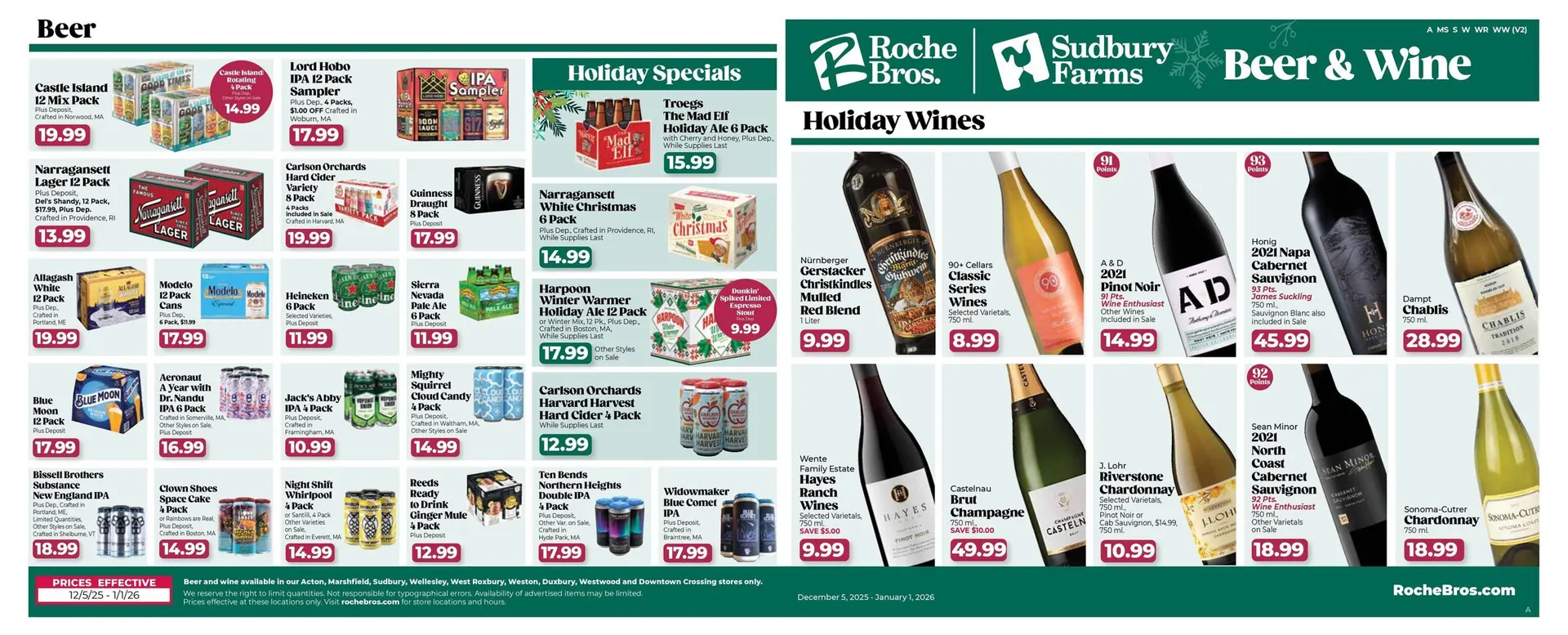 Weekly promotion Roche Bros weekly ad spanning from December 12 to December 18 2025 - Page 13 for Catalogue 365