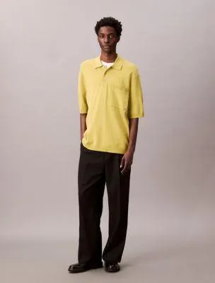 Tech Knit Boxy Polo Sweater