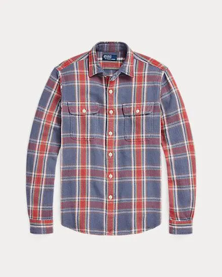 Classic Fit Plaid Flannel Workshirt