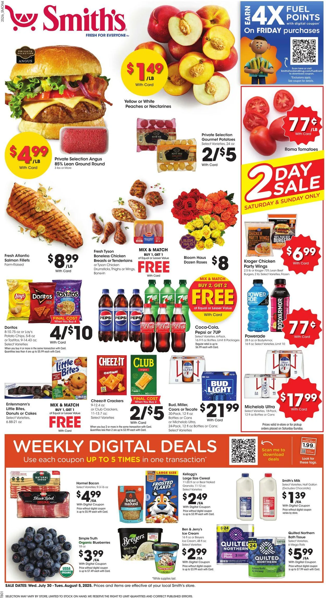 Weekly ad Smith's Current weekly ad from July 30 to August 5 2025 - Page 1
