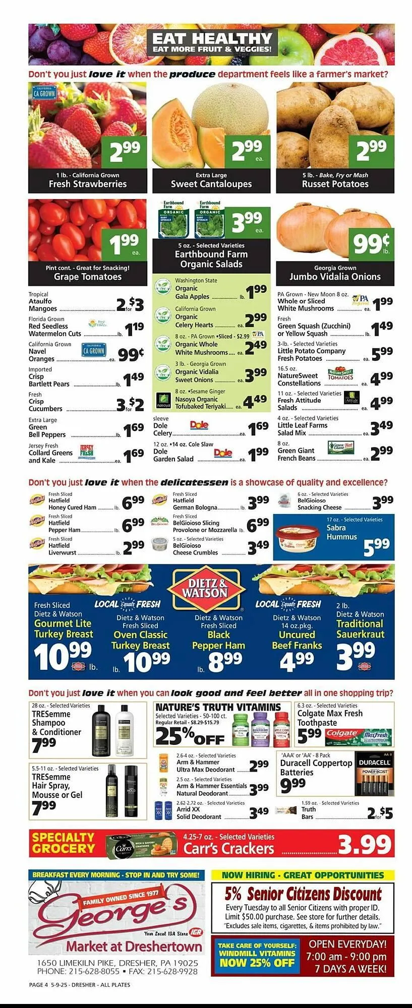 Weekly ad George's Market Weekly Ad from May 9 to May 15 2025 - Page 4