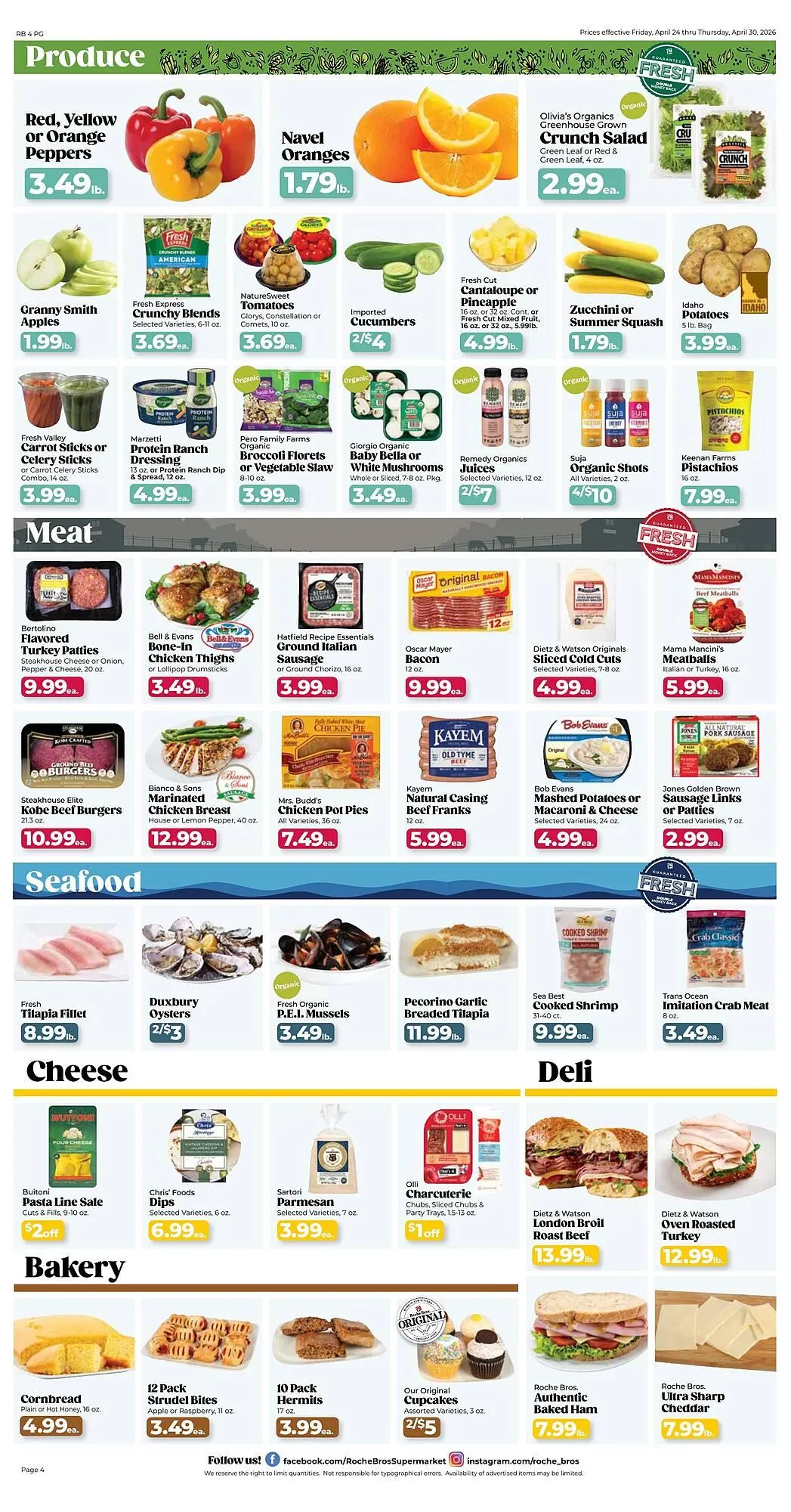 Weekly ad Roche Bros weekly ad from April 24 to April 30 2026 - Page 4
