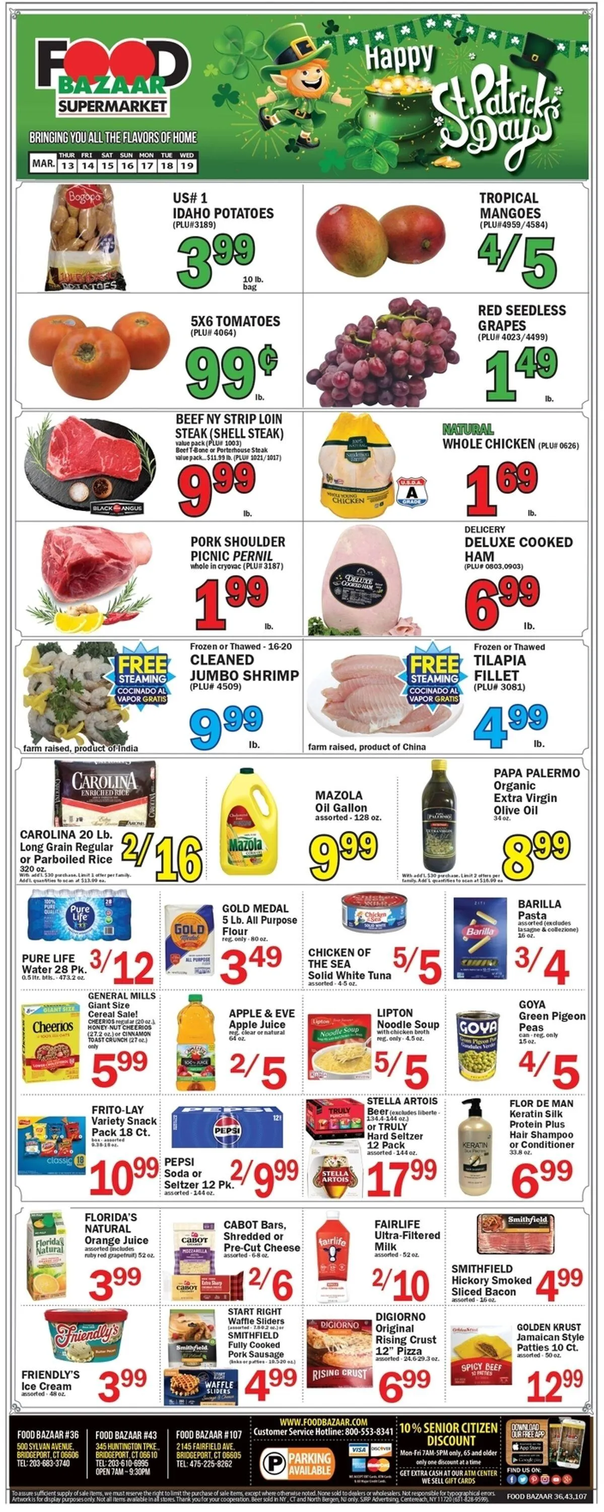 Catálogo de Food Bazaar Current weekly ad 13 de marzo al 19 de marzo 2025 - Página 1