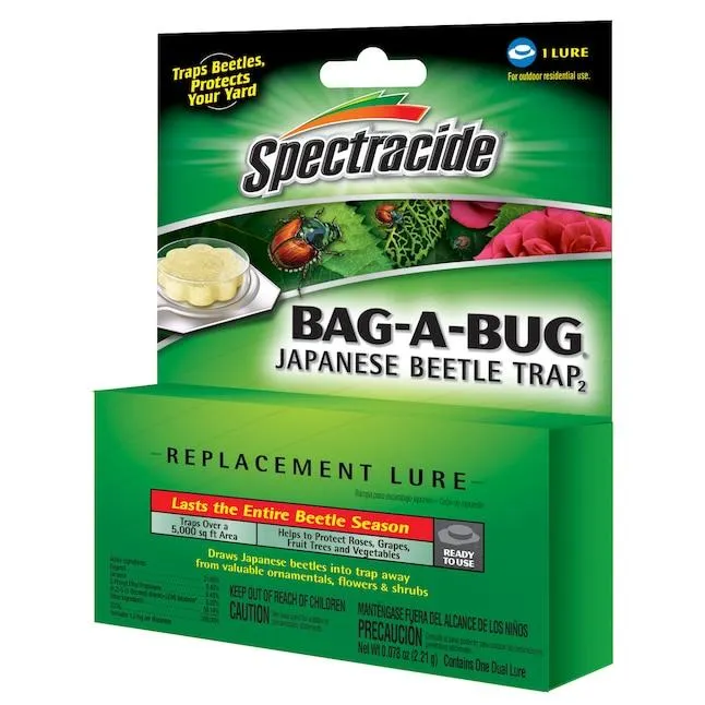 Spectracide Bag-A-Bug Japanese Beetle Replacement Lure Outdoor Insect trap