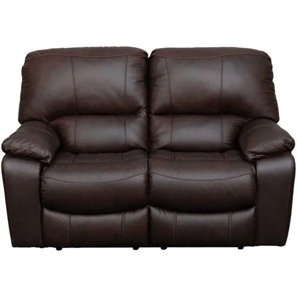 Leesworth Leather Power Recline Loveseat