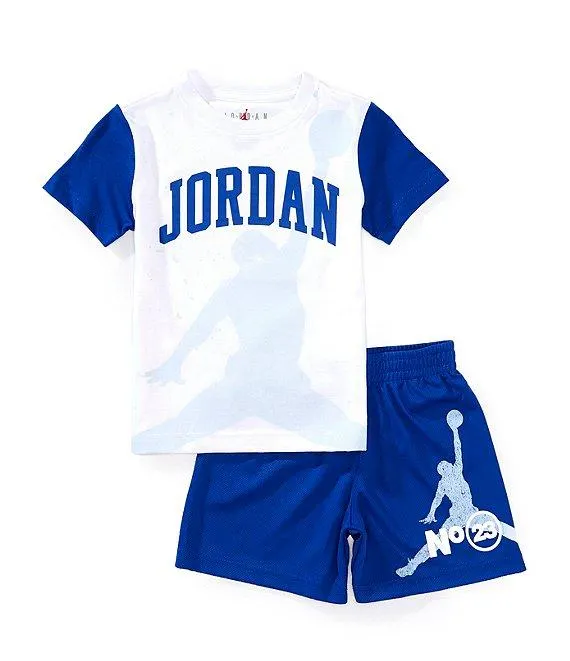 Little Boys Short Sleeves 1984 Jumpman Graphic T-Shirt & Matching Shorts Set