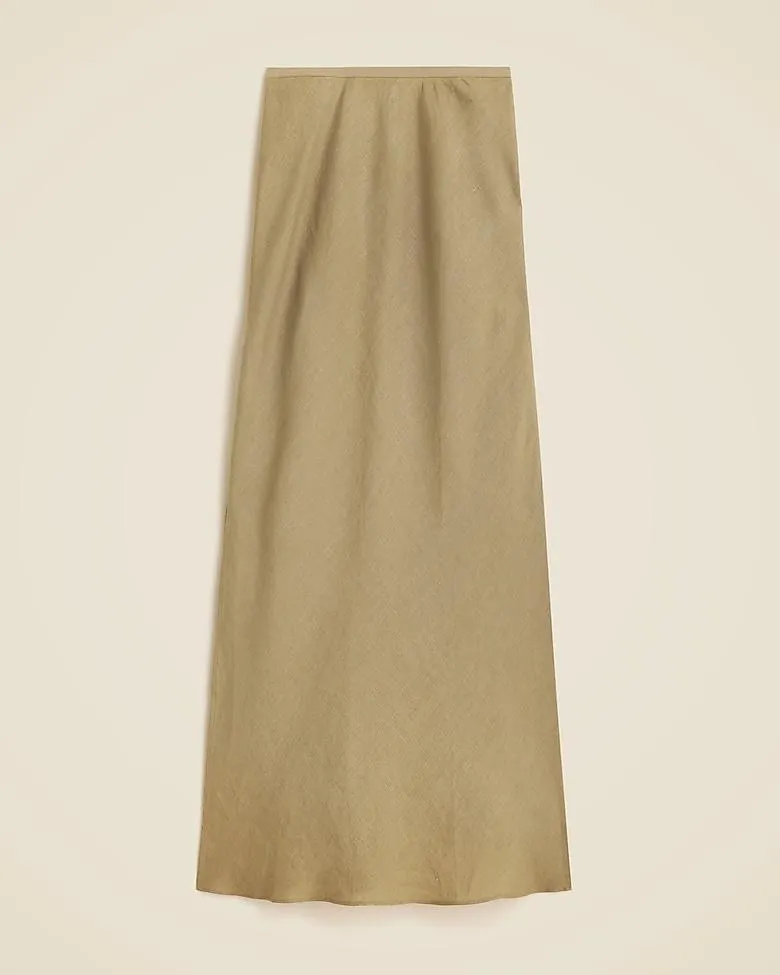 New Gwyneth slip skirt in linen