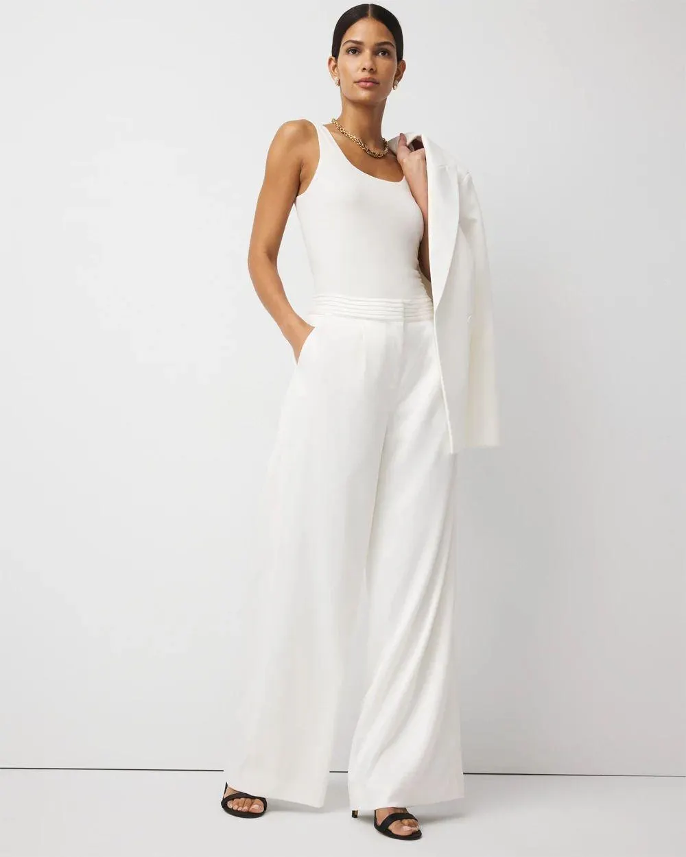 Satin Ultra Wide Leg Pant