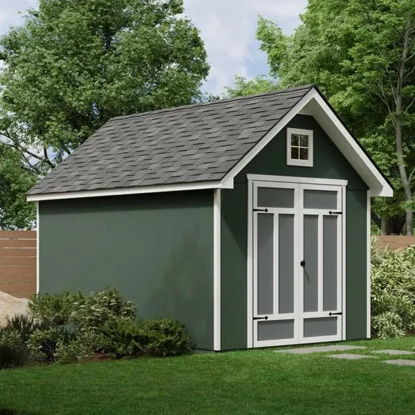 Yardline Stonefield Wood Storage Shed - Do It Yourself Assembly