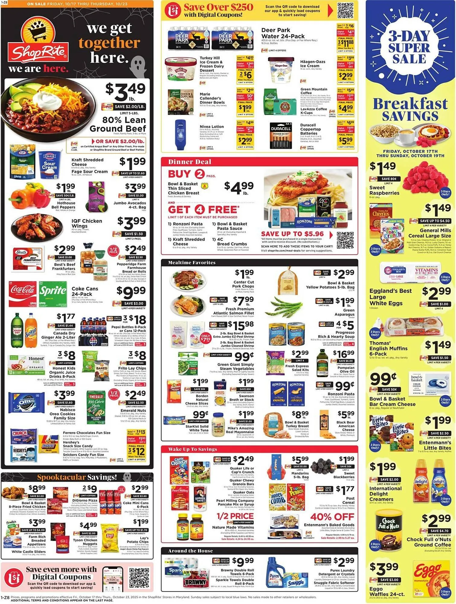 Weekly ad ShopRite flyer from October 16 to October 25 2025 - Page 1